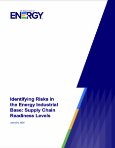 Identifying Risks in the Energy Industrial Base: Supply Chain Readiness Levels